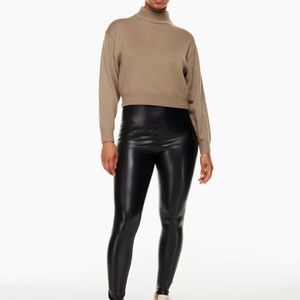 Aritzia Wilfred Free Daria Pant - leather legging